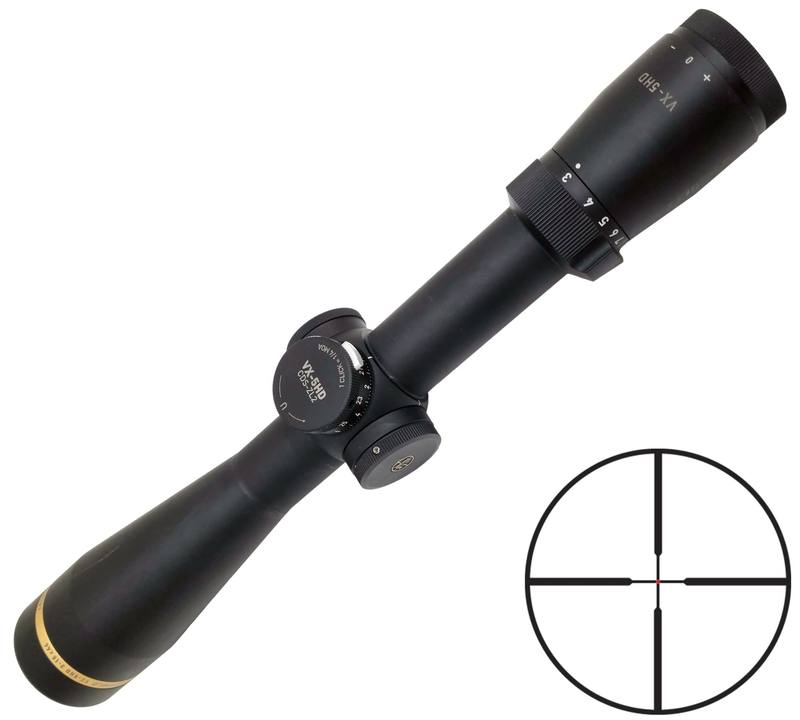 Buy Secondhand Leupold VX-5HD 3-15X44 CDS-ZL2 Turret Firedot Illuminated Reticle in NZ New Zealand.