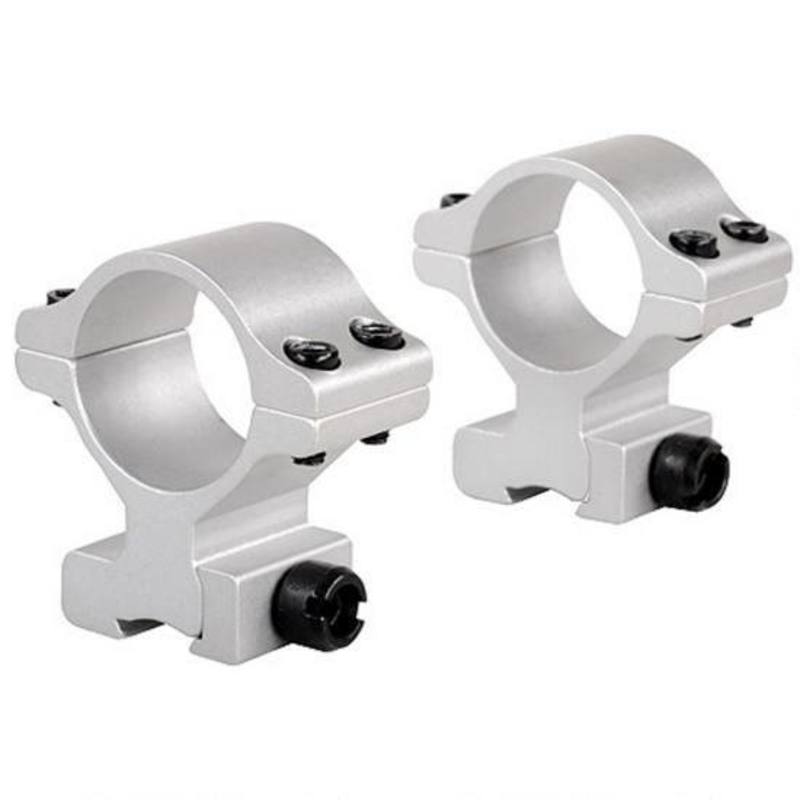 Buy Millett Rings Med Dovetail 1" Silver in NZ New Zealand.
