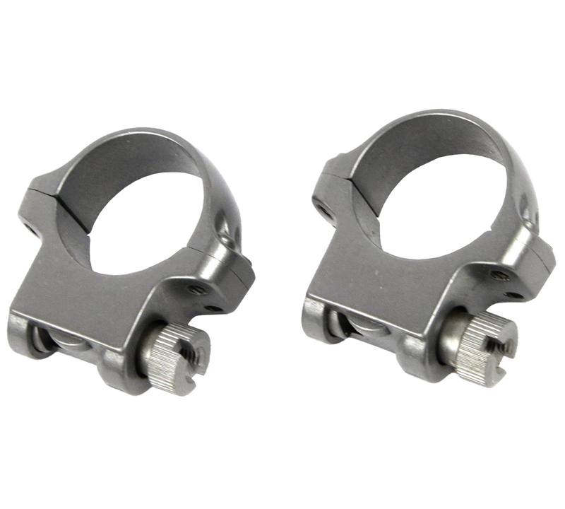 Buy Secondhand Ruger 1" Medium Stainless Steel Rings in NZ New Zealand.