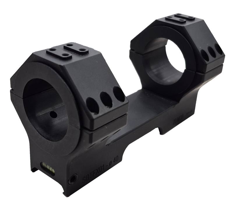 Buy Secondhand Contessa Tacticle 1 Piece 40mm Ring Mount with Bubble Level 20 MOA in NZ New Zealand.