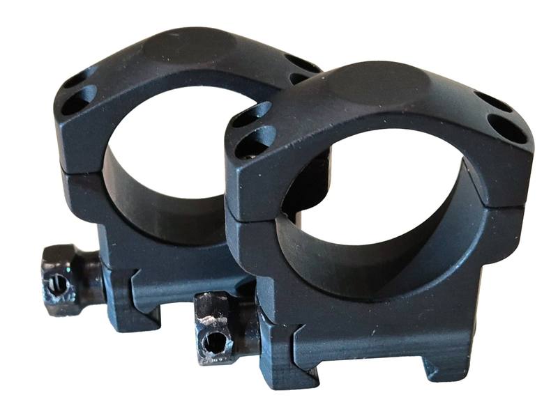 Buy Secondhand Ranger Tactical 30mm Medium Black Weaver Rings in NZ New Zealand.