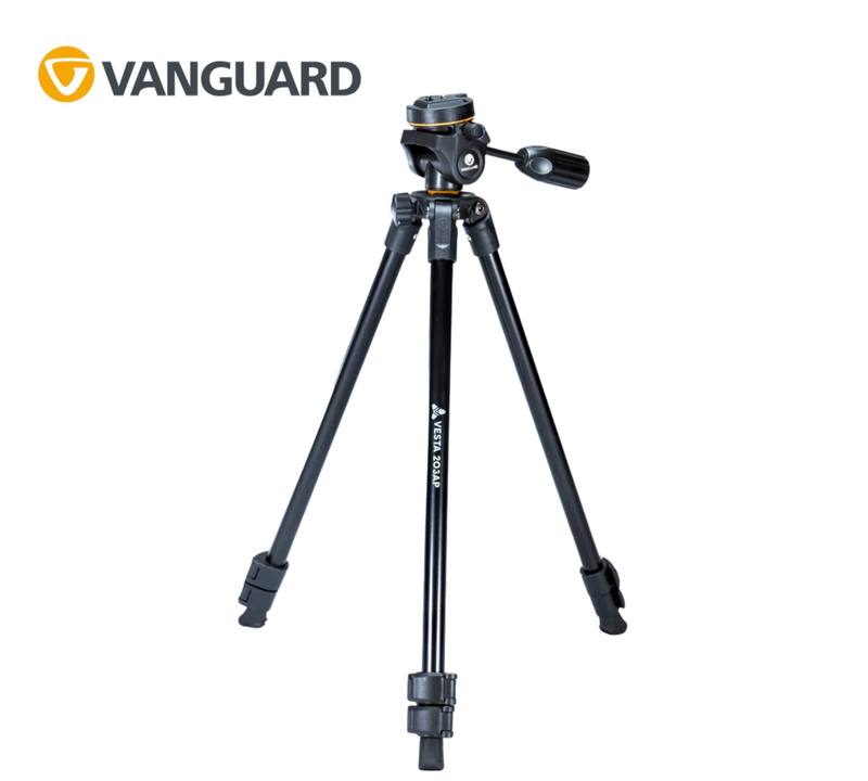 Buy Vanguard Vesta 203AP Aluminum Pan Head 3-Secontion Tripod in NZ New Zealand.