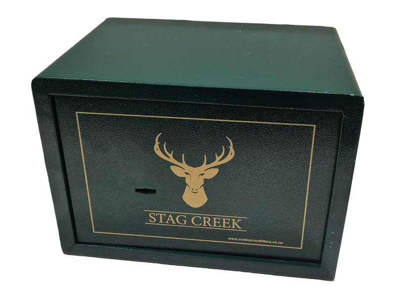 Buy Secondhand Stag Creek Green Pistol Safe in NZ New Zealand.