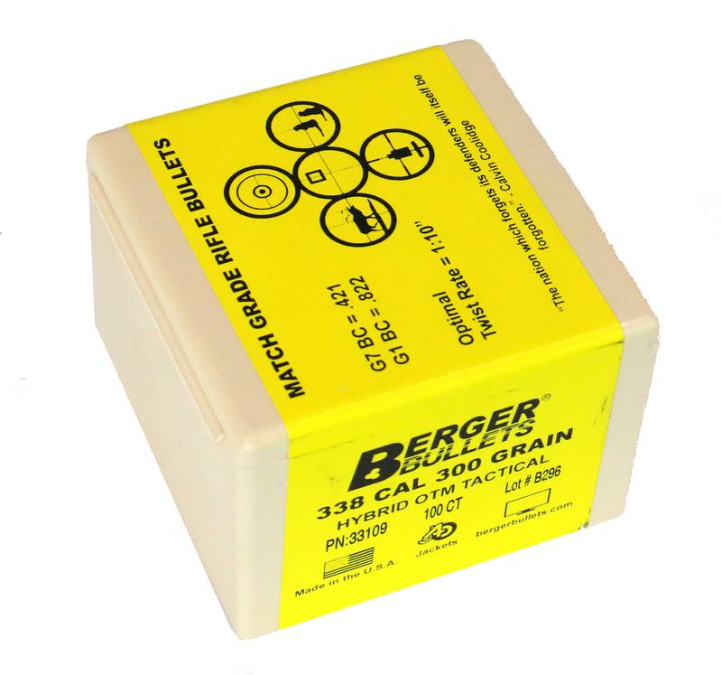 Buy Berger PRJ 338CAL 300GR HYB OTM TAC 100X in NZ New Zealand.
