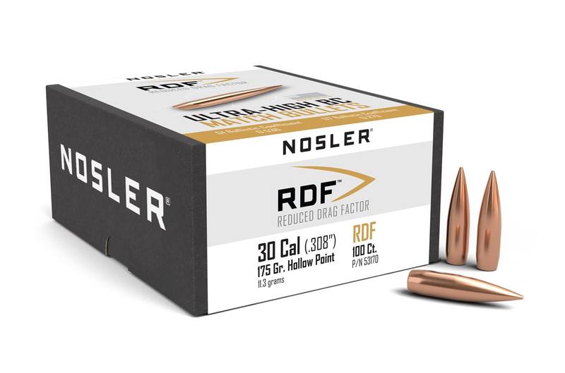 Buy Nosler Projectile 30 cal 175 gr Hollow Point Boat Tail RDF | 100x in NZ New Zealand.