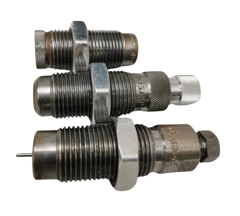 Buy Secondhand Lee 3-Piece Die Set ACP 45MM in NZ New Zealand.