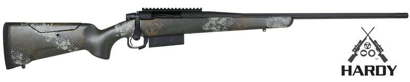 Buy 7mm-REM-MAG Hardy Project-X Hunter 24" Threaded | Carbon Stock with ADJ Cheek Piece in NZ New Zealand.