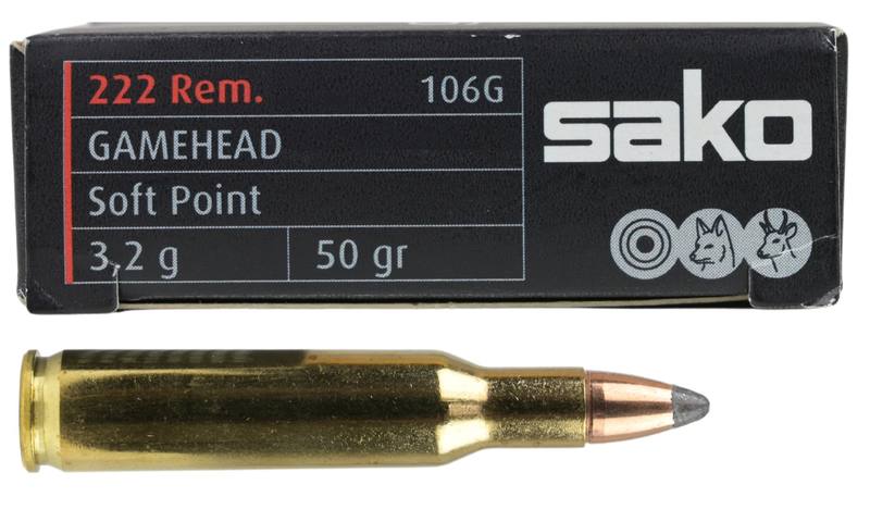 Buy Sako 222 Gamehead 50gr Soft Point in NZ New Zealand.