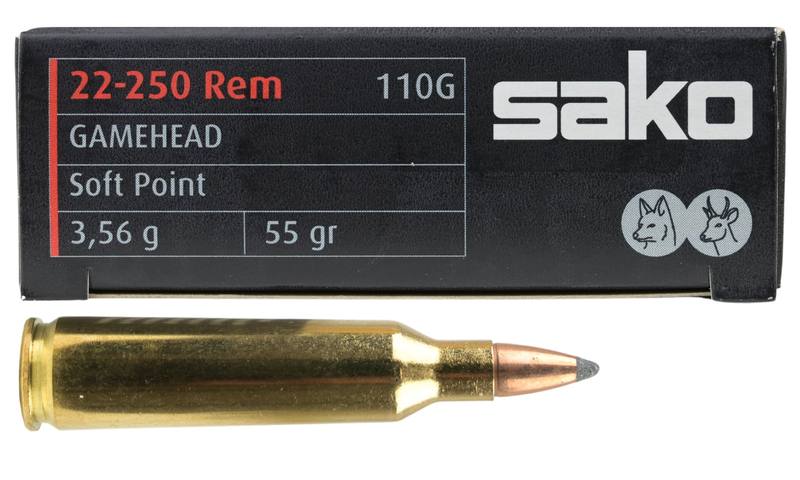 Buy Sako 22-250 Gamehead 55gr Soft Point in NZ New Zealand.