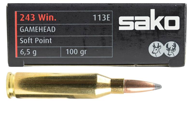 Buy Sako 243 Gamehead 100gr Soft Point in NZ New Zealand.