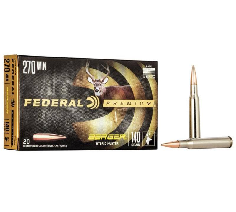 Buy Federal 270 Win Premium Berger 140gr Hybrid Hunter | 20 Rounds in NZ New Zealand.