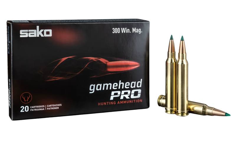 Buy Sako 300 Win Mag Gamehead Pro 165gr Polymer Tip 20 Rounds in NZ New Zealand.