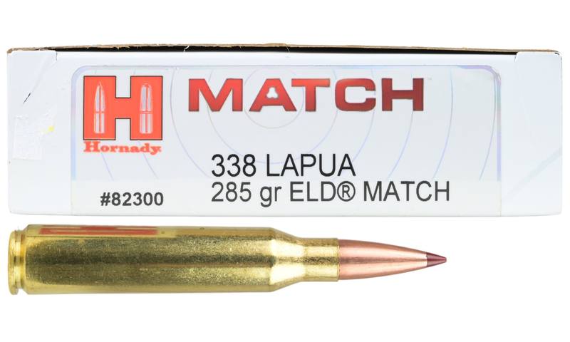 Buy Hornady 338 Lapua 285gr Polymer Tip ELD Match 20 Rounds in NZ New Zealand.