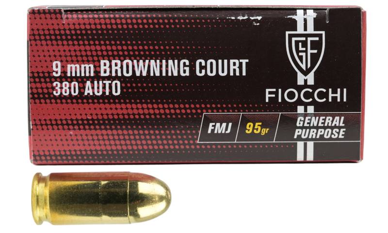 Buy Fiocchi 380 Auto Shooting Dynamics 95gr FMJ Flat Base 50 Rounds in NZ New Zealand.