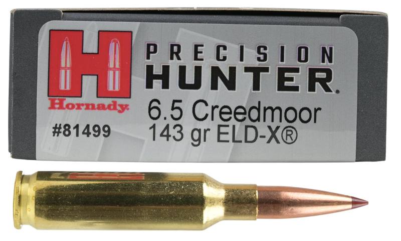 Buy Hornady 6.5 Creedmoor Precision Hunter 143gr Polymer Tip ELD-X in NZ New Zealand.