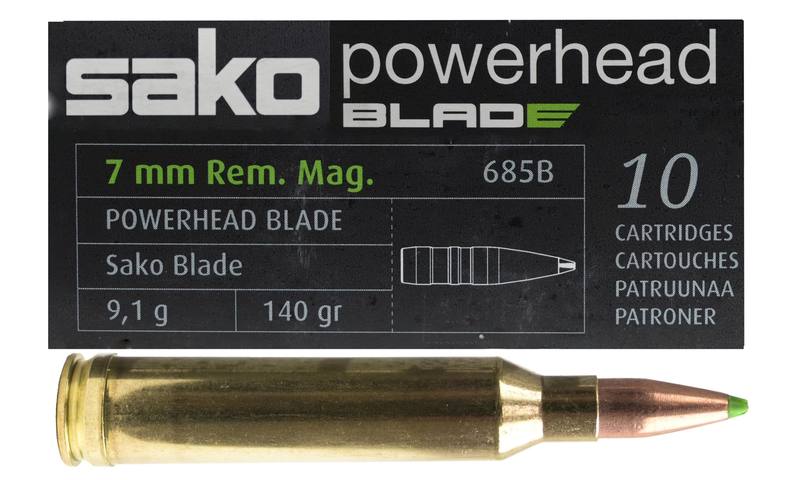 Buy Sako 7mm-REM-MAG Powerhead Blade 140gr Polymer Tip in NZ New Zealand.