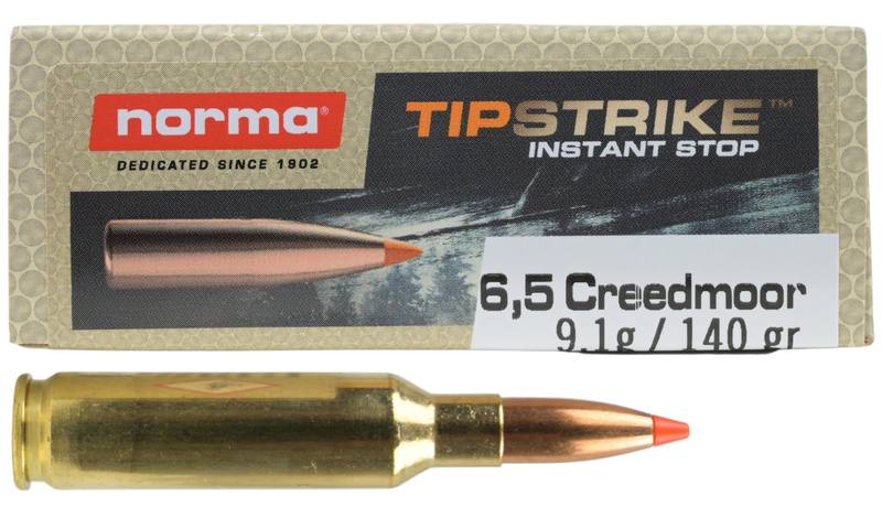 Buy Norma 6.5 Creedmoor Tipstrike 140gr Polymer Tip 20 Rounds in NZ New Zealand.