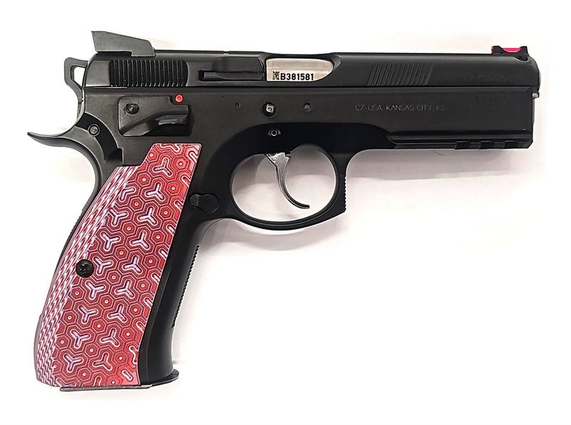 Buy 9mm CZ 75 SP-01 Shadow Black in NZ New Zealand.