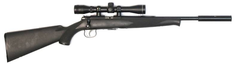 Buy 22 Outdoor Arms JW15s Synthetic with Scope & Silencer in NZ New Zealand.