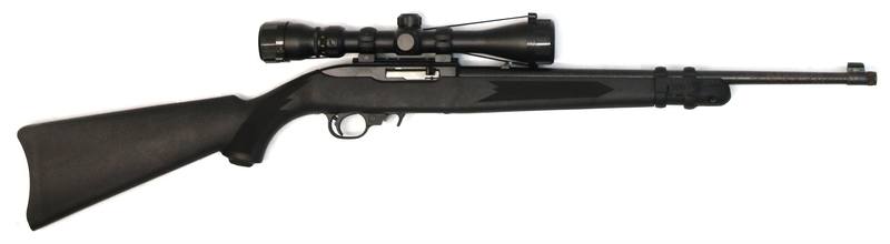 Buy 22 Ruger 10/22 Blued Synthetic 18.5" with Scope in NZ New Zealand.