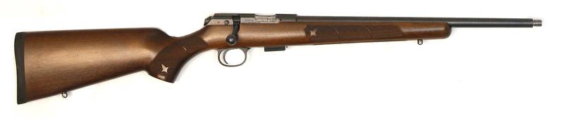 Buy 22 CZ 457 Blued Wood 16" Threaded in NZ New Zealand.