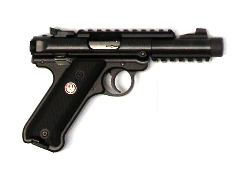 Buy 22 Ruger MK4 Tactical Rail Blued 4.4" | Threaded in NZ New Zealand.