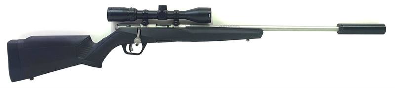 Buy 17hmr Savage B17 20" with Scope & Silencer in NZ New Zealand.