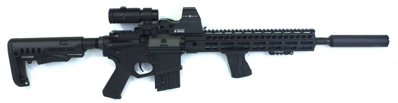 Buy 22 Hammerli Tac R1 with Magnifier, Foregrip, Silencer & Sightmark Reflex Sight in NZ New Zealand.