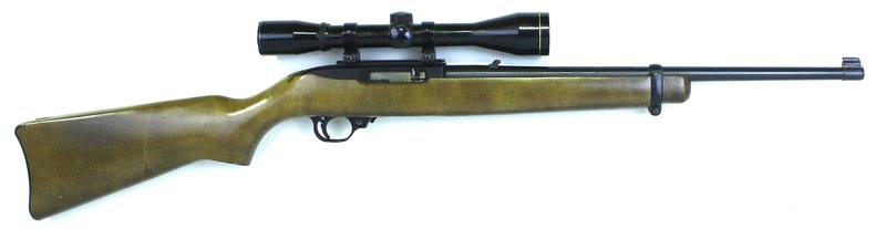 Buy 22 Ruger 10/22 Blued Wood 18" with Scope in NZ New Zealand.