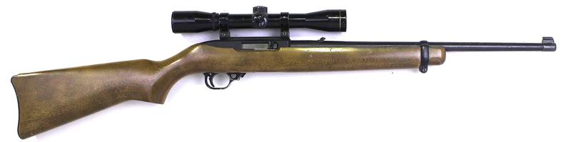 Buy 22 Ruger 10/22 Blued Wood with Scope in NZ New Zealand.