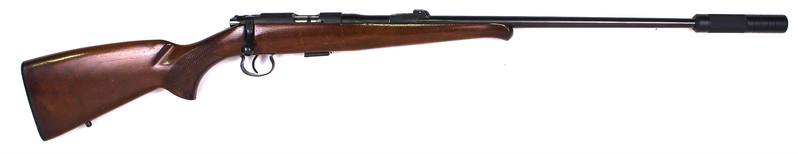 Buy 22 CZ 452-E2 Blued Wood with Silencer in NZ New Zealand.