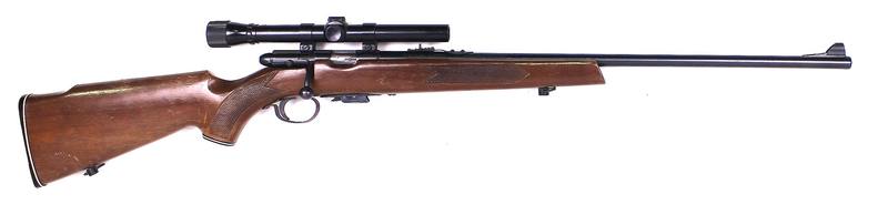 Buy 22 Stirling Model 20 Blued Wood 24" with Scope in NZ New Zealand.