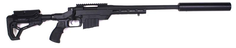 Buy 308 Mossberg MVP Blued with MDT Chassis and Silencer in NZ New Zealand.