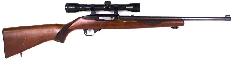 Buy 22 Ruger 10/22 Blued Wood 18.5" with 4x32 Scope in NZ New Zealand.