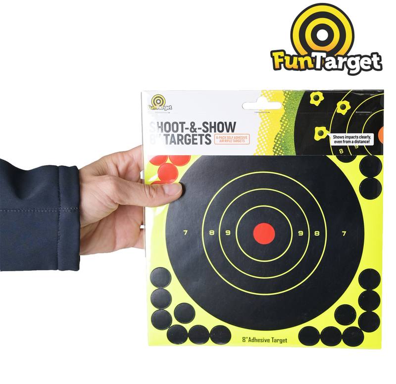 Buy Fun Target Shoot-&-Show 8" Targets: 6 Pack in NZ New Zealand.