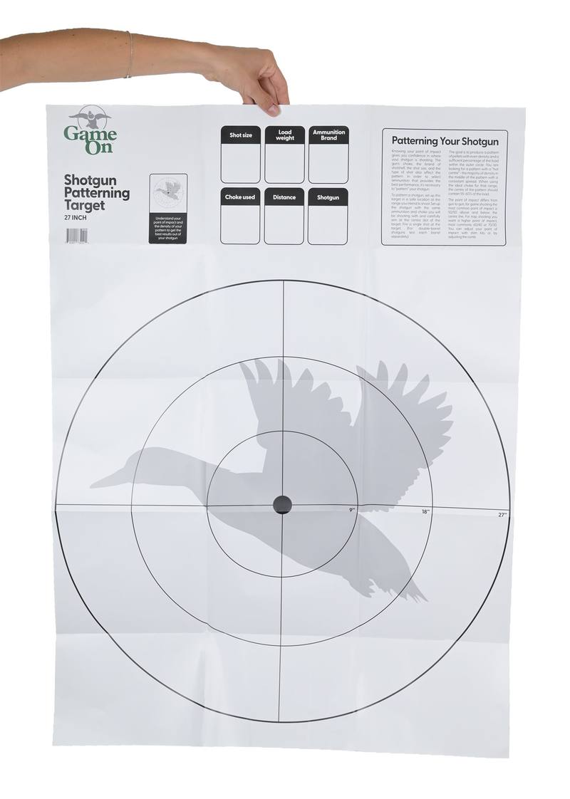 Buy Game On Shotgun Patterning Target 27" (68cm) in NZ New Zealand.
