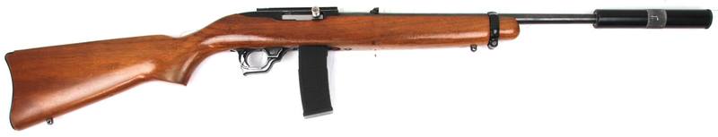 Buy 22 Ruger 10/22 Blued Wood with Silencer in NZ New Zealand.