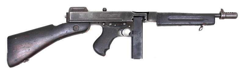 Buy 45 ACP Thompson 1928A1 Blued Wood in NZ New Zealand.