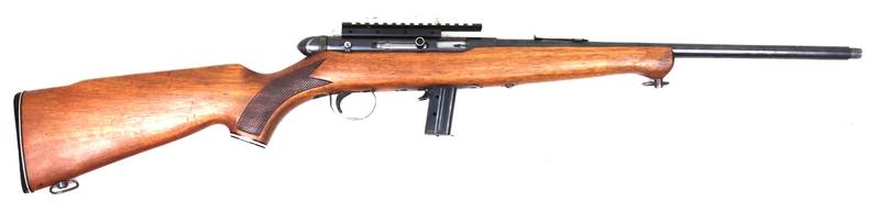 Buy 22 Stirling Model 20 Blued Wood 16" Threaded in NZ New Zealand.