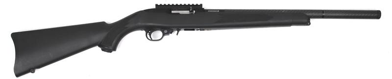 Buy 22 Ruger 10/22 Synthetic Carbon Full Barrel Silencer 17" in NZ New Zealand.
