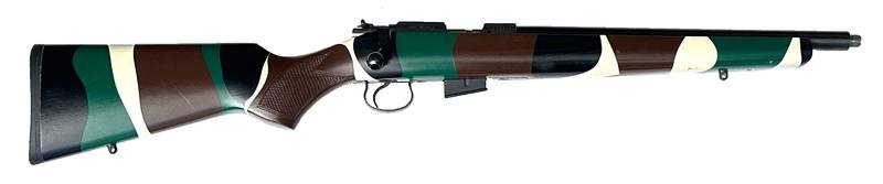 Buy 17hmr CZ 452-2E American Blued Camo Threaded in NZ New Zealand.