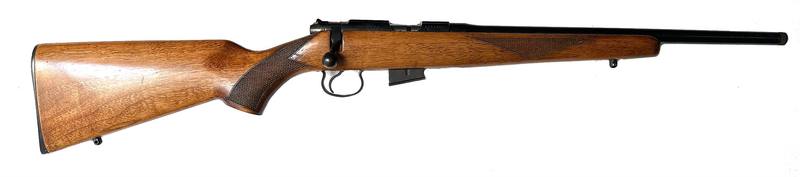 Buy 17hmr CZ 452-2E American Blued Wood Threaded in NZ New Zealand.