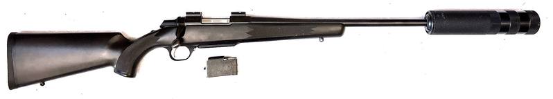 Buy 223 Browning A-Bolt Blued Synthetic with Silencer in NZ New Zealand.