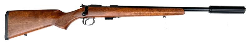 Buy 22 CZ 452-2E Varmint Blued Wood with Silencer in NZ New Zealand.