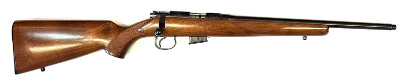 Buy 17HMR CZ 452-2E American Blued/Wood Threaded in NZ New Zealand.