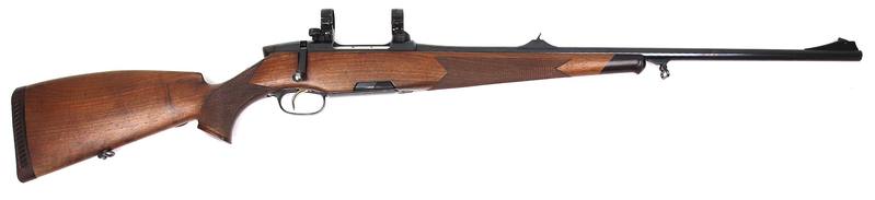 Buy 308 Steyr Mannlicher Luxus Blued/Wood Rings in NZ New Zealand.