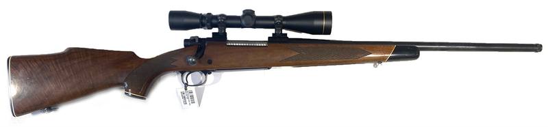 Buy 243 Winchester M70 Blued Wood Threaded with Scope in NZ New Zealand.