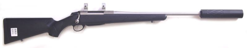 Buy 22-250 Tikka T3 Stainless Synthetic with Scope & Silencer in NZ New Zealand.