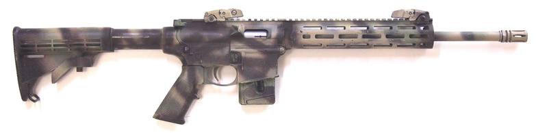 Buy 22 Smith & Wesson M&P 15-22 Camo Threaded in NZ New Zealand.