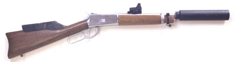 Buy 44 Mag Rossi 92 Stainless Wood with Red Dot & Silencer in NZ New Zealand.